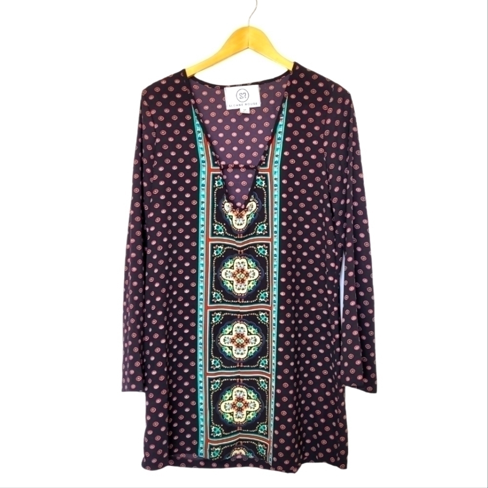 ANTHROPOLOGIE Sloane Rouge Tunic Dress
